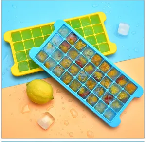 Vassoio per cubetti di ghiaccio in silicone 36 griglie stampo quadrato cucina bar