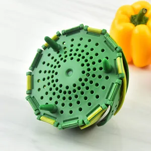 Multifunktionaler klappbarer Dämpfungskorb, Haushaltsküche teleskopischer Dämpfungsständer.