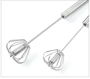 Batidor semi automatico de acero inoxidable batidor de huevos manual herramienta cocina
