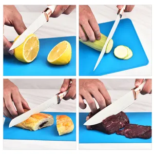 Blue PP cutting board kitchen food chopping board for vegetable fruit bread and meat prep