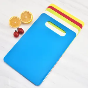 Colorful plastic cutting boards set kitchen chopping board set nordic style food prep mats