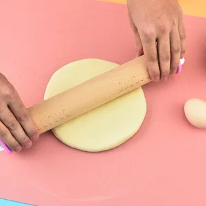 Grote verdikte siliconen kneedmat antiaanbak bakmat met maatverdeling voor de keuken
