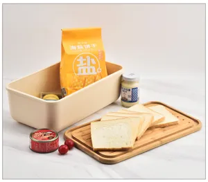 Detailansicht der Brotbox mit grossem Fassungsvermögen zur ordentlichen Aufbewahrung von Lebensmittel.