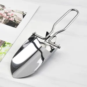 Opvouwbare RVS IJschep Draagbare Multifunctionele Meel Graanschep Praktisch Keuken Kookgadget Voor Thuis Restaurant