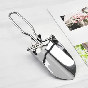 RVS opvouwbare ijschep voor keuken, handig multifunctioneel graanschep gereedschap.