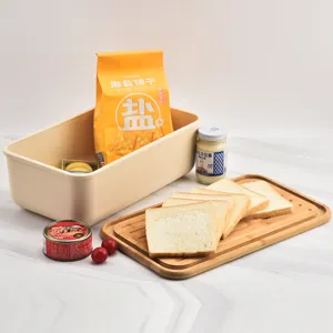 Große Plastik Brot Aufbewahrungsbox für Küche Organisation, langlebiger und sauberer Behälter.