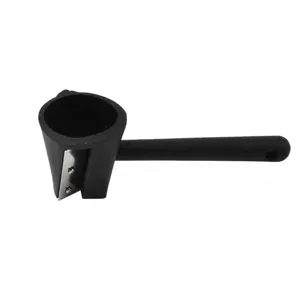 Tagliaverdure a imbuto rotante, affettaverdure a spirale in plastica nera cucina.
