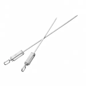 Stainless steel BBQ skewers, thickened metal grill sticks for outdoor cooking and barbecues.