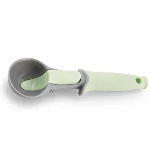 Plastic ice cream scoop with trigger kitchen ice ball maker dessert tool length 21cm