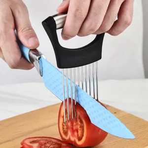 Tagliare le cipolle in acciaio inossidabile tagliapomodoro utensile da cucina