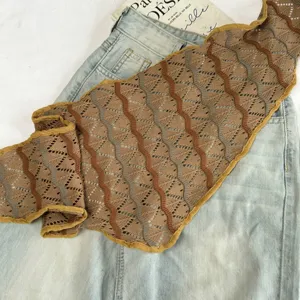Koreanischer Stil hohl gestrickter Schal Dreieckschal Damen Sommer Herbst Mode Schal Tuch