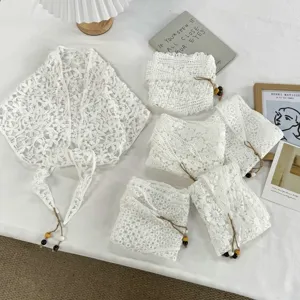 Koreanisches florales gehäkeltes Dreieckstuch Rock Überzieh-Mode Damen Hüftwickel!