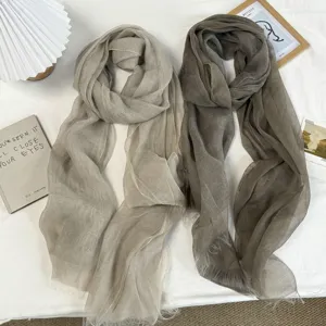 Foulard en tulles transparent léger pour femmes, châle de protection solaire respirant.