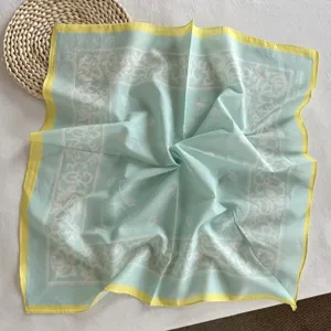 Katoen paisley vierkante sjaal mode bandana halsdoek veelzijdig accessoire nieuw