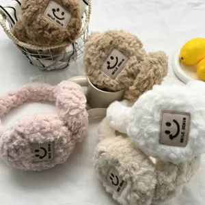 Chauffe-oreilles en peluche douce pour femmes hiver adorables cache-oreilles chauds hiver