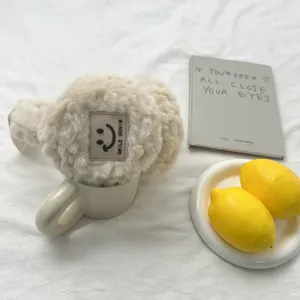 Chauffe-oreilles d'hiver moelleux pour femmes, cache-oreilles pliables en peluche douce.