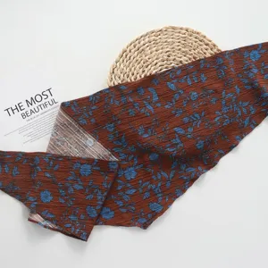 Vintage retro floral strap skirt curtain multi-functional waist scarf triangle scarf