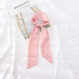Ruban en tissu rose foulard bandeau pour femme élégant chic accessoire polyvalent