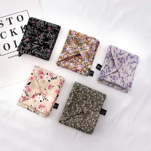 Exquis ruban de cheveux floral en soie, accessoires mignons élégants pour le quotidien.
