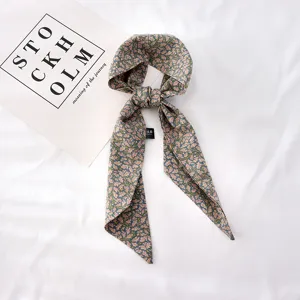 Foulard skinny floral ruban pour cheveux accessoire coiffure elegant femme style quotidien