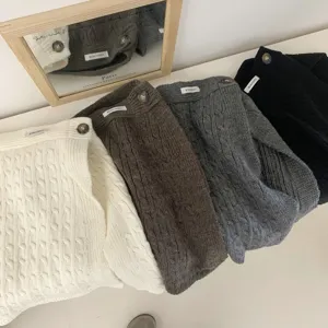 Zopfmuster vielseitiger Damenrock Schal Lagenlook stylisch bequem modische Kleidung Accessoire