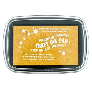 Grand encreur de loisirs créatifs avec pigment métallique pour carnet DIY et scrapbooking