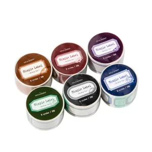 Lot de 6 rubans adhésifs washi décoratifs avec des étiquettes vintage pour le journal.