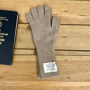 Gants en tricot de laine pour l'hiver gants chauds à écran tactile à cinq doigts