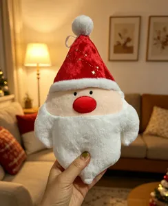 Süßer Weihnachtsmann Plüschtier Puppe weiches Stofftier Weihnachtsgeschenk für Kinder