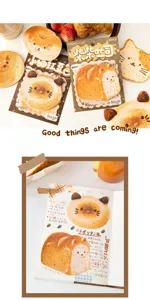 Note adesive gatto cane pane simpatiche blocco memo cartoleria creativa 30pz vista dettagli