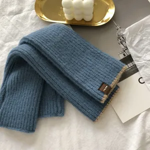 Winter fingerless knitted gloves, cozy half-finger woolen warm arm sleeves for women.