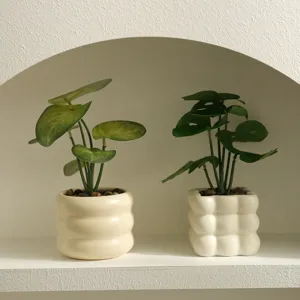 Artificial plant potted Nordic decorative small bonsai for office living room desktop interior