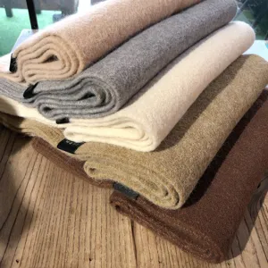 Bufanda De Invierno De Color Sólido De Forro Polar Para Mujer Suave Calentador De Cuello Longitud Media Tejido Nervados Mantener Caliente Abrigo Regalos