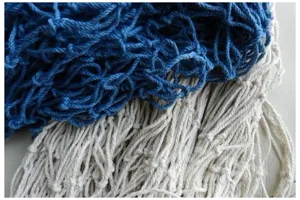 Mediterranean decorative fishing net coarse twine rope background wall hanging prop