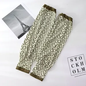 Manchettes de Protection Solaire en Soie de Glace pour Femmes Floral Camouflage Extérieur Conduite Cyclisme Résistant aux UV
