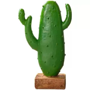 Nordic style creative resin cactus potted ornament for living room bedroom decoration setup