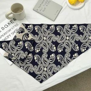 Φθινόπωρο χειμώνας διπλής όψης paisley πλεκτό τριγωνικό μαντήλι σάλι γυναικείο μόδα ζεστό
