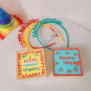 Cute birthday letter headband for kids and adults, ideal for party decoration details.