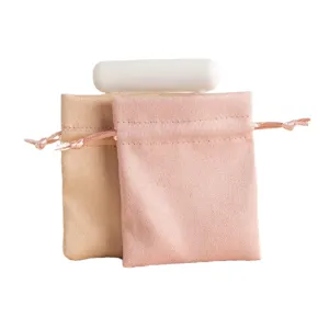 Wildleder Schmuck Beutel, weiche Samt Geschenktüten für kleine Accessoires und Aufbewahrung.