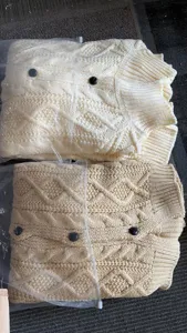 Herren Zopfmuster Strickjacke Cardigan Langarm Knöpfe Freizeit Winterwarme Oberbekleidung
