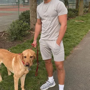 Men Casual Solid Color Short Sleeve T-Shirt And Shorts Set Slim Fit Summer Sports Outfit Activewear Top And Bottom