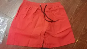 Short de plage décontracté uni pour homme avec cordon de serrage, maillot de bain d'été.