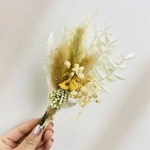 Mini dried flower bouquet natural preserved small floral arrangement for gift and home decor