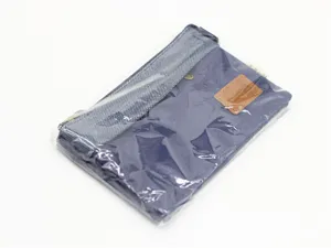 Pochette multi-couches en toile unie, sac de rangement cosmétique pratique et chic.