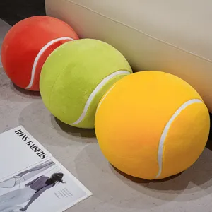 Simulazione Tennis Cuscino In Peluche Imbottito Palla Giocattolo Morbido Cuscino Carino Sport Bambola Cuscino Per Arredamento Casa Bambini Regalo