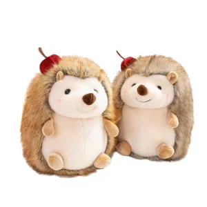 Simpatico peluche riccio animale di peluche morbido bambola regalo di compleanno bello