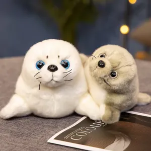 Cute simulation seal plush toys, soft stuffed animal dolls, perfect kids gift and home decor.