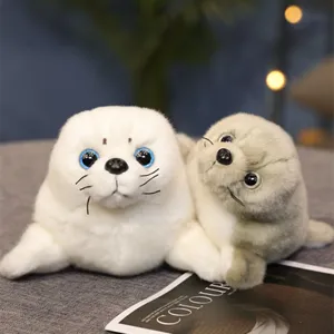 Simulation seal plush toy cute stuffed animal soft doll kids gift home decoration