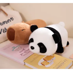 Χαριτωμένο λούτρινο panda capybara μαλακό ζωάκι κούκλα δημιουργικό δώρο για τα παιδιά.