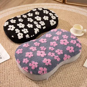 Cute floral memory foam contour pillow, soft plush throw pillow for home bedroom comfort.